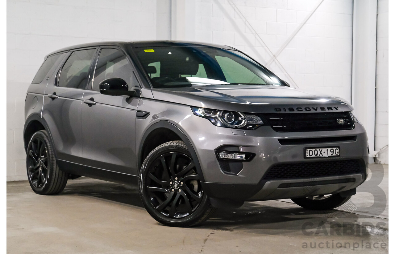 08/2017 Land Rover Discovery Sport TD4 150 HSE (AWD) LC MY17 4D Wagon Corris Grey Turbo Diesel 2.0L - 7 Seater