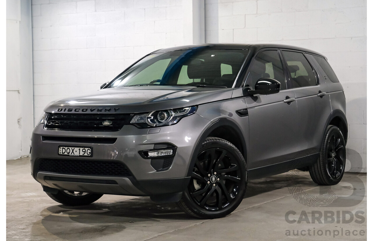 08/2017 Land Rover Discovery Sport TD4 150 HSE (AWD) LC MY17 4D Wagon Corris Grey Turbo Diesel 2.0L - 7 Seater