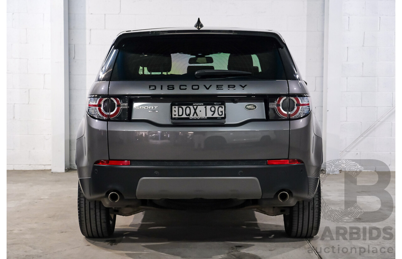 08/2017 Land Rover Discovery Sport TD4 150 HSE (AWD) LC MY17 4D Wagon Corris Grey Turbo Diesel 2.0L - 7 Seater