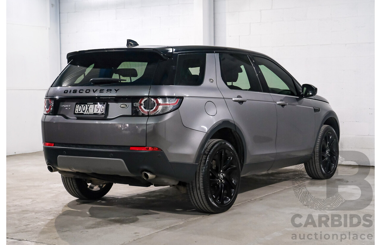 08/2017 Land Rover Discovery Sport TD4 150 HSE (AWD) LC MY17 4D Wagon Corris Grey Turbo Diesel 2.0L - 7 Seater