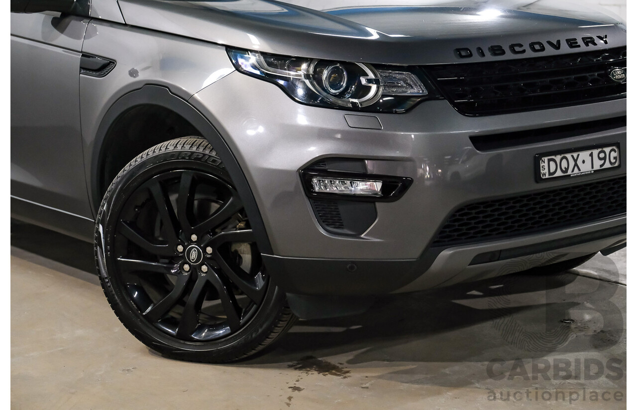 08/2017 Land Rover Discovery Sport TD4 150 HSE (AWD) LC MY17 4D Wagon Corris Grey Turbo Diesel 2.0L - 7 Seater