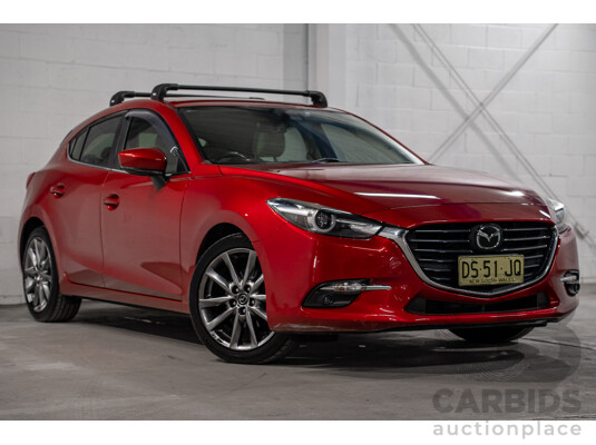 11/2016 Mazda 3 SP25 Astina BM 5d Hatchback Soul Red Crystal Metallic 2.5L