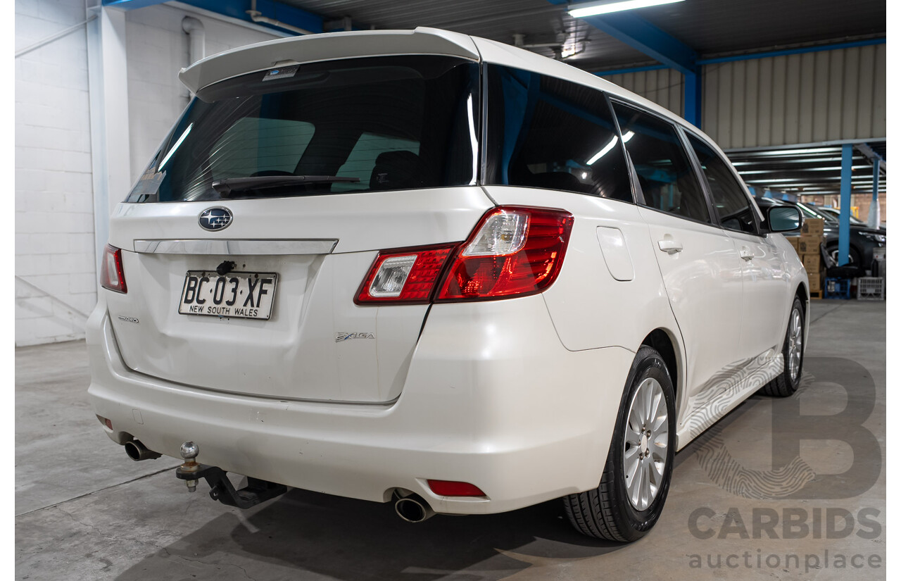 10/2009 Subaru Liberty Exiga 2.5i  AWD MY08 4D Wagon White 2.5L