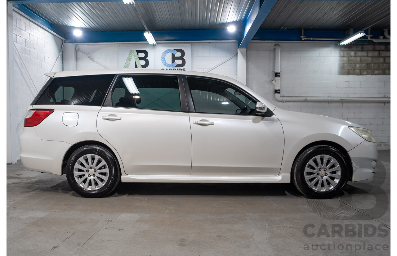 10/2009 Subaru Liberty Exiga 2.5i  AWD MY08 4D Wagon White 2.5L