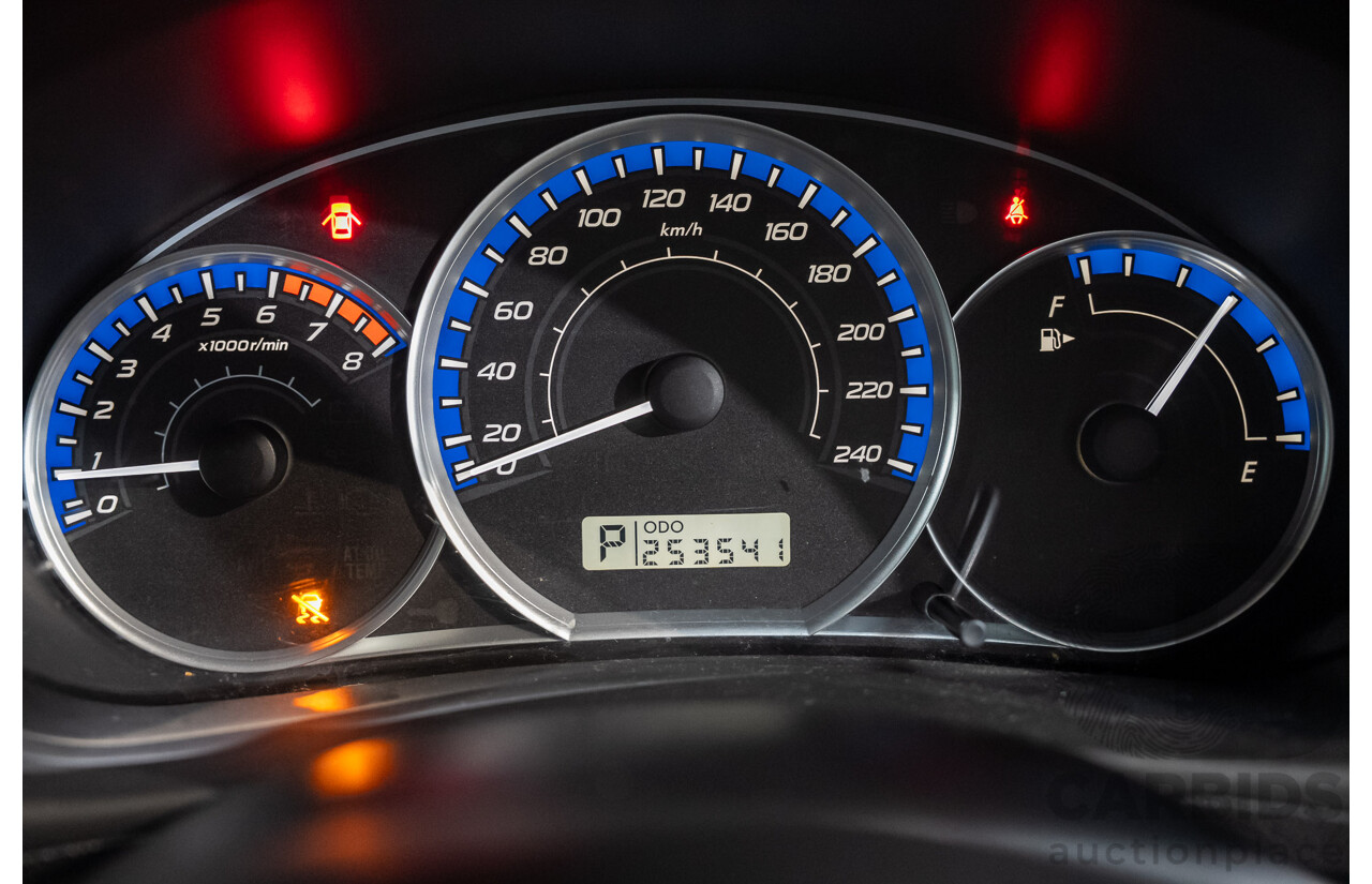 10/2009 Subaru Liberty Exiga 2.5i  AWD MY08 4D Wagon White 2.5L