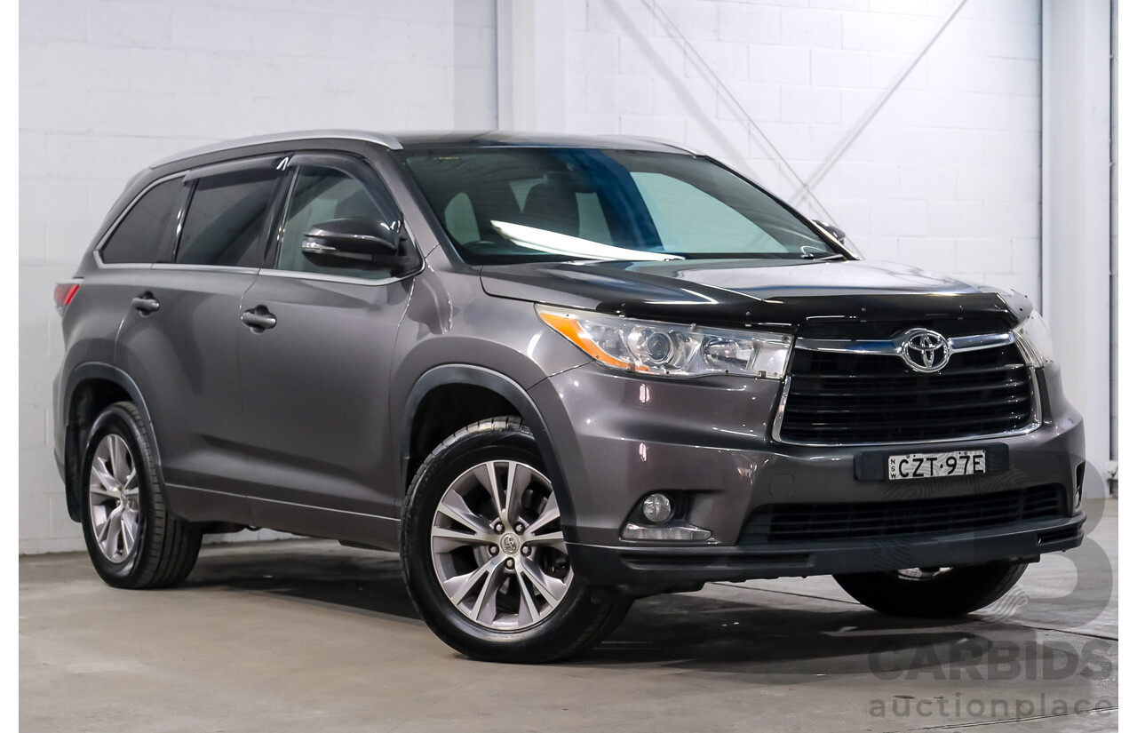 07/2015 Toyota Kluger GXL GSU50R 4D Wagon Grey 3.5L - 7 Seater