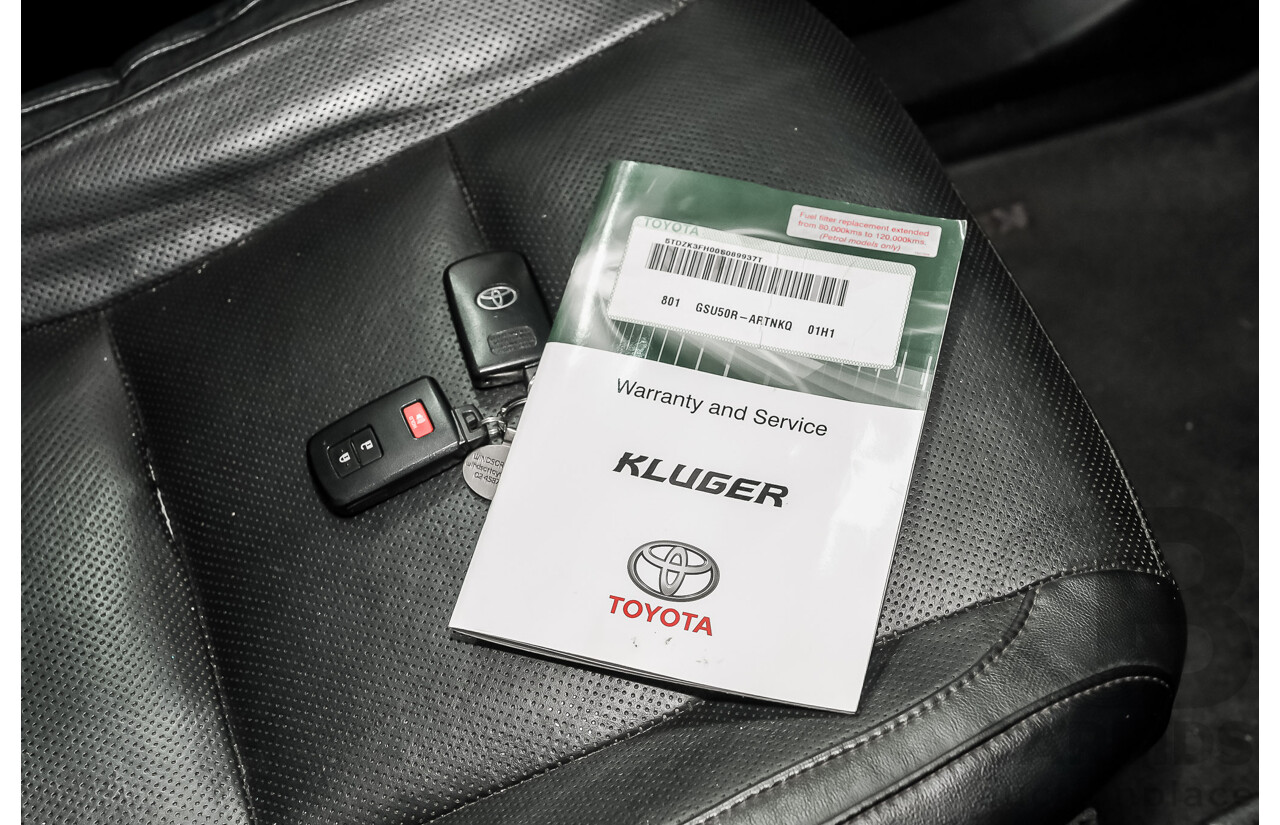 07/2015 Toyota Kluger GXL GSU50R 4D Wagon Grey 3.5L - 7 Seater