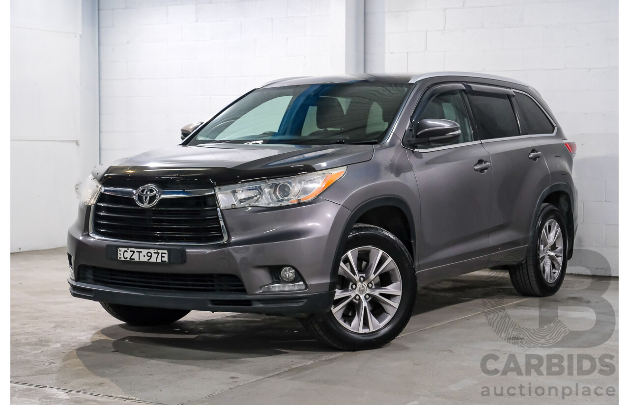 07/2015 Toyota Kluger GXL GSU50R 4D Wagon Grey 3.5L - 7 Seater