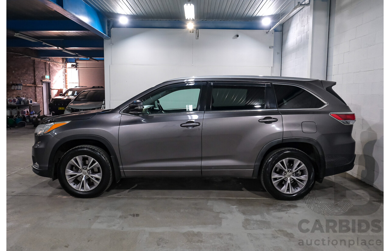 07/2015 Toyota Kluger GXL GSU50R 4D Wagon Grey 3.5L - 7 Seater