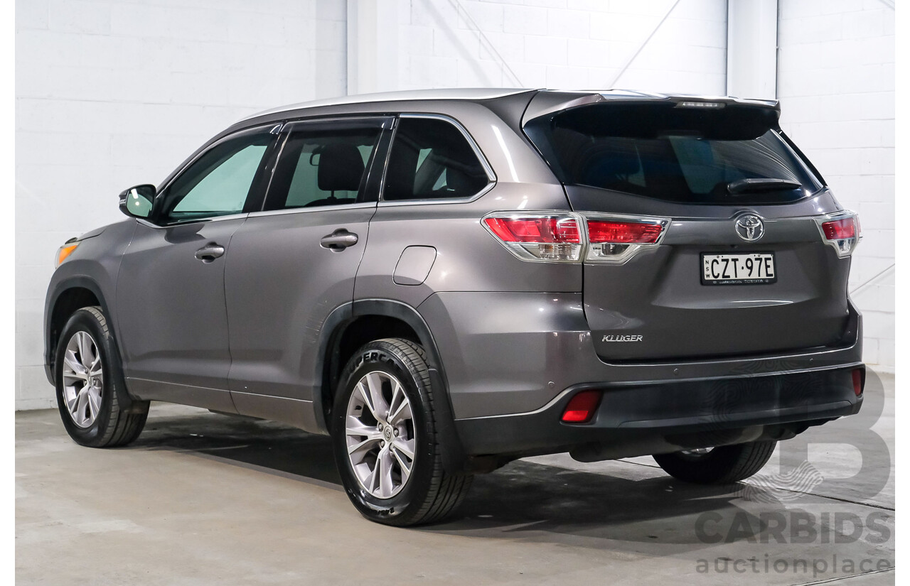 07/2015 Toyota Kluger GXL GSU50R 4D Wagon Grey 3.5L - 7 Seater