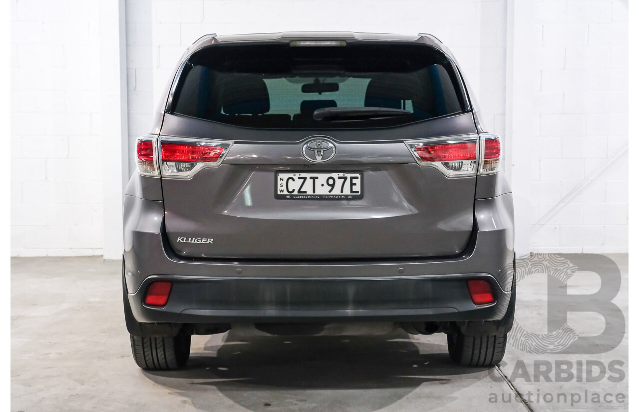07/2015 Toyota Kluger GXL GSU50R 4D Wagon Grey 3.5L - 7 Seater