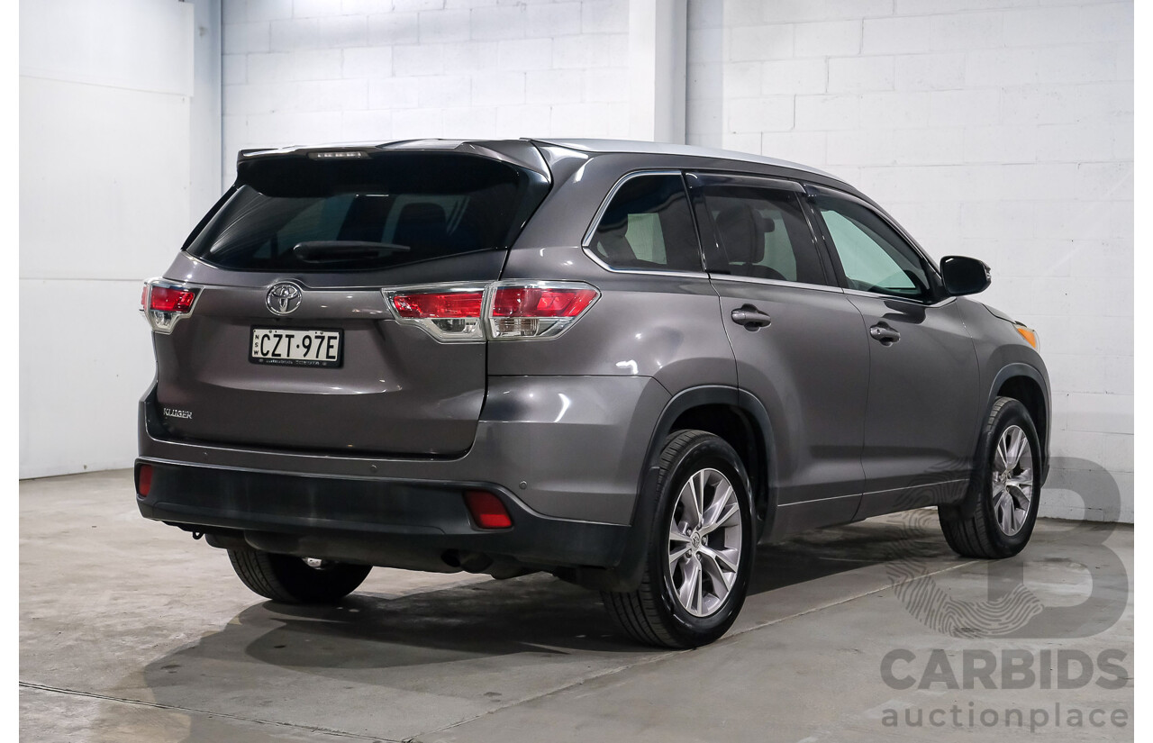 07/2015 Toyota Kluger GXL GSU50R 4D Wagon Grey 3.5L - 7 Seater