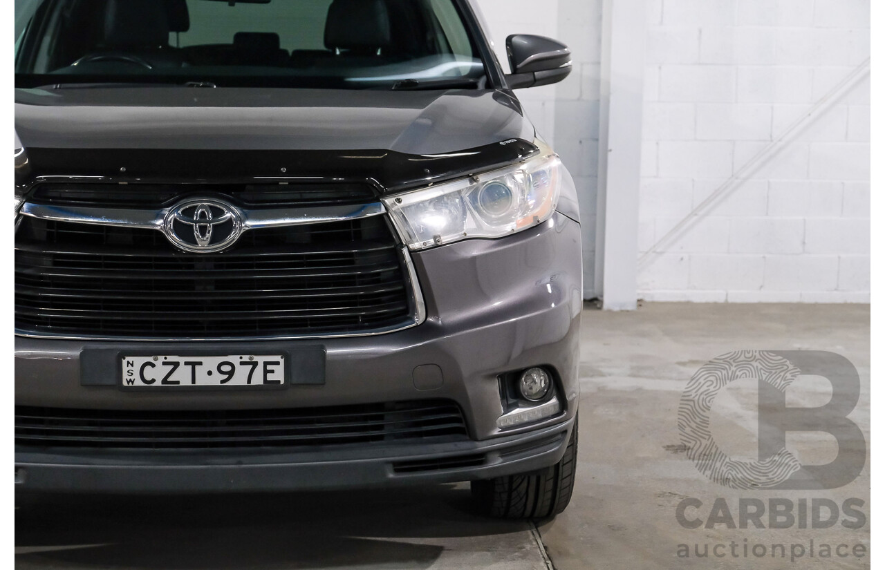 07/2015 Toyota Kluger GXL GSU50R 4D Wagon Grey 3.5L - 7 Seater
