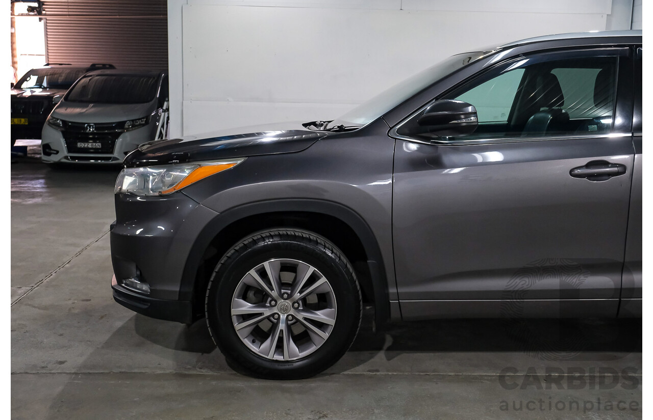 07/2015 Toyota Kluger GXL GSU50R 4D Wagon Grey 3.5L - 7 Seater