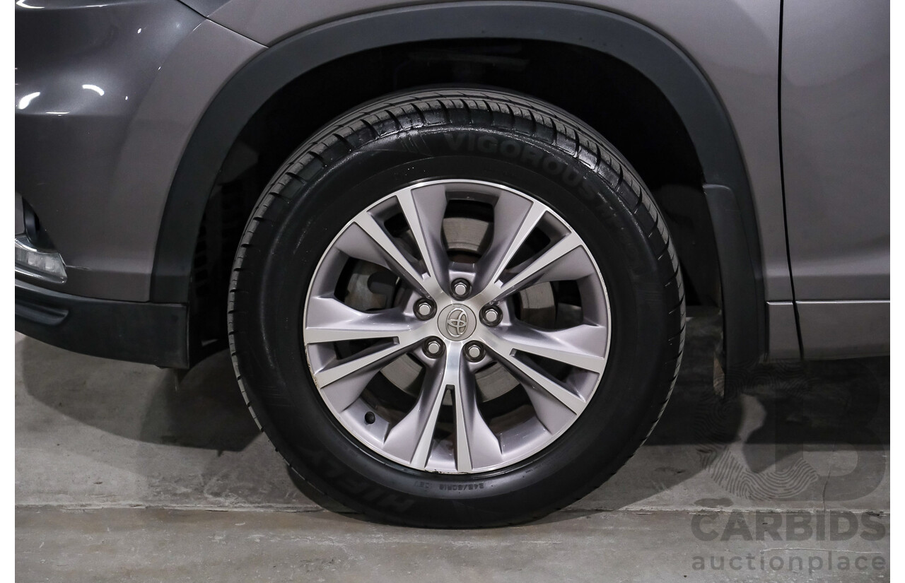07/2015 Toyota Kluger GXL GSU50R 4D Wagon Grey 3.5L - 7 Seater