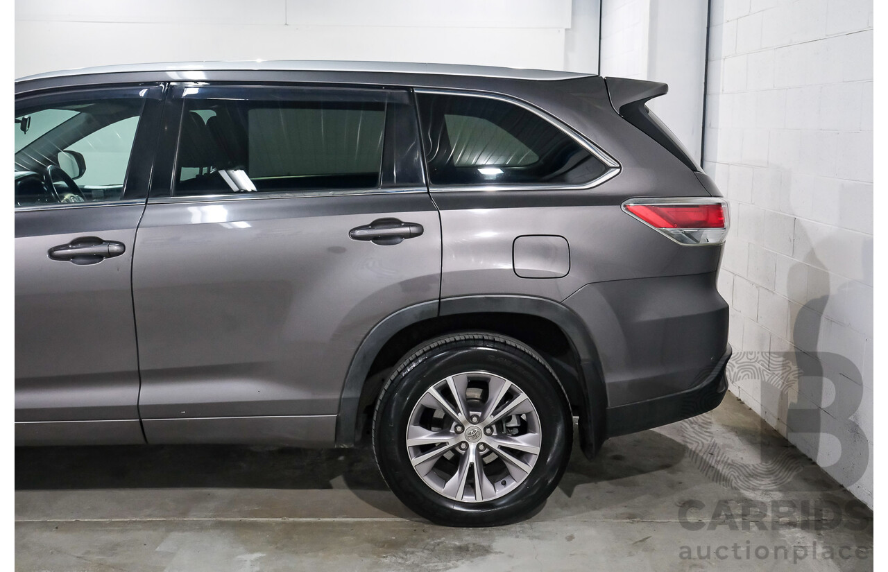 07/2015 Toyota Kluger GXL GSU50R 4D Wagon Grey 3.5L - 7 Seater