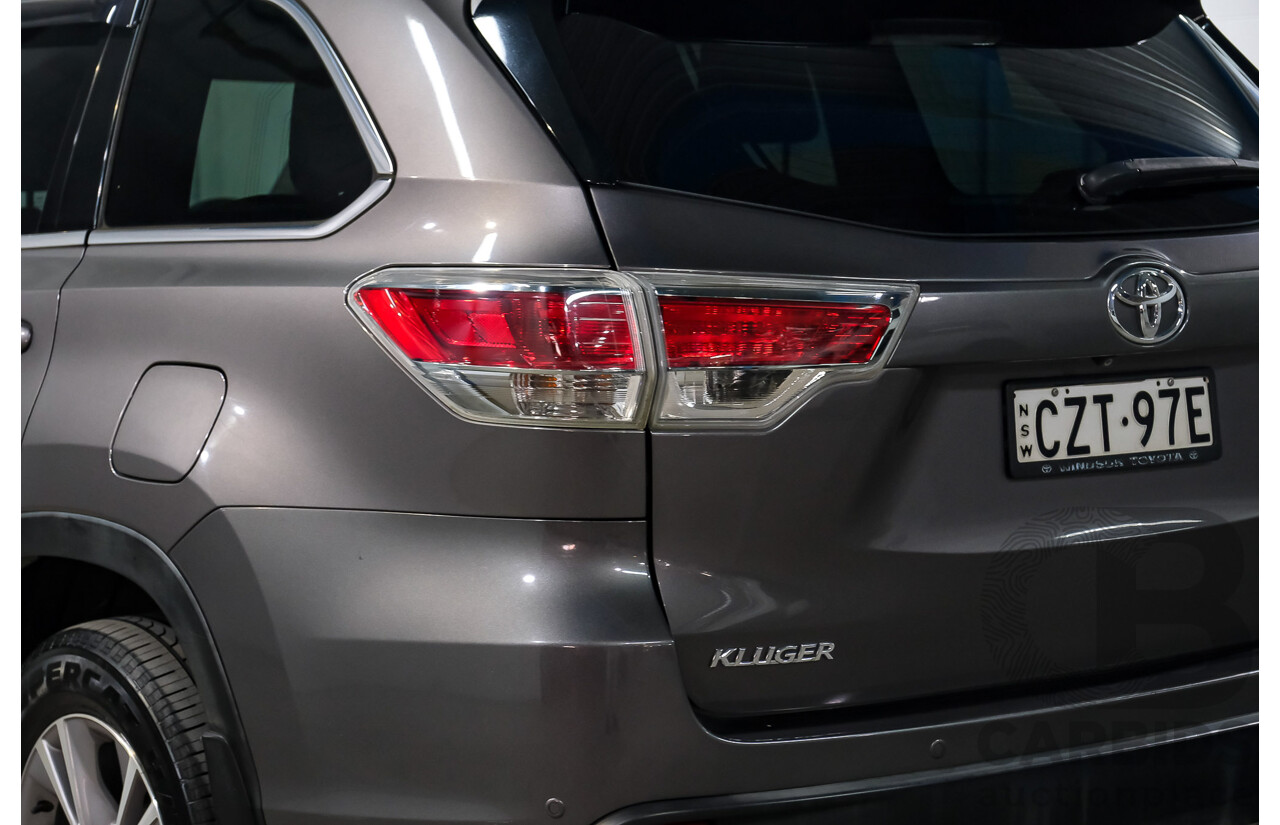 07/2015 Toyota Kluger GXL GSU50R 4D Wagon Grey 3.5L - 7 Seater