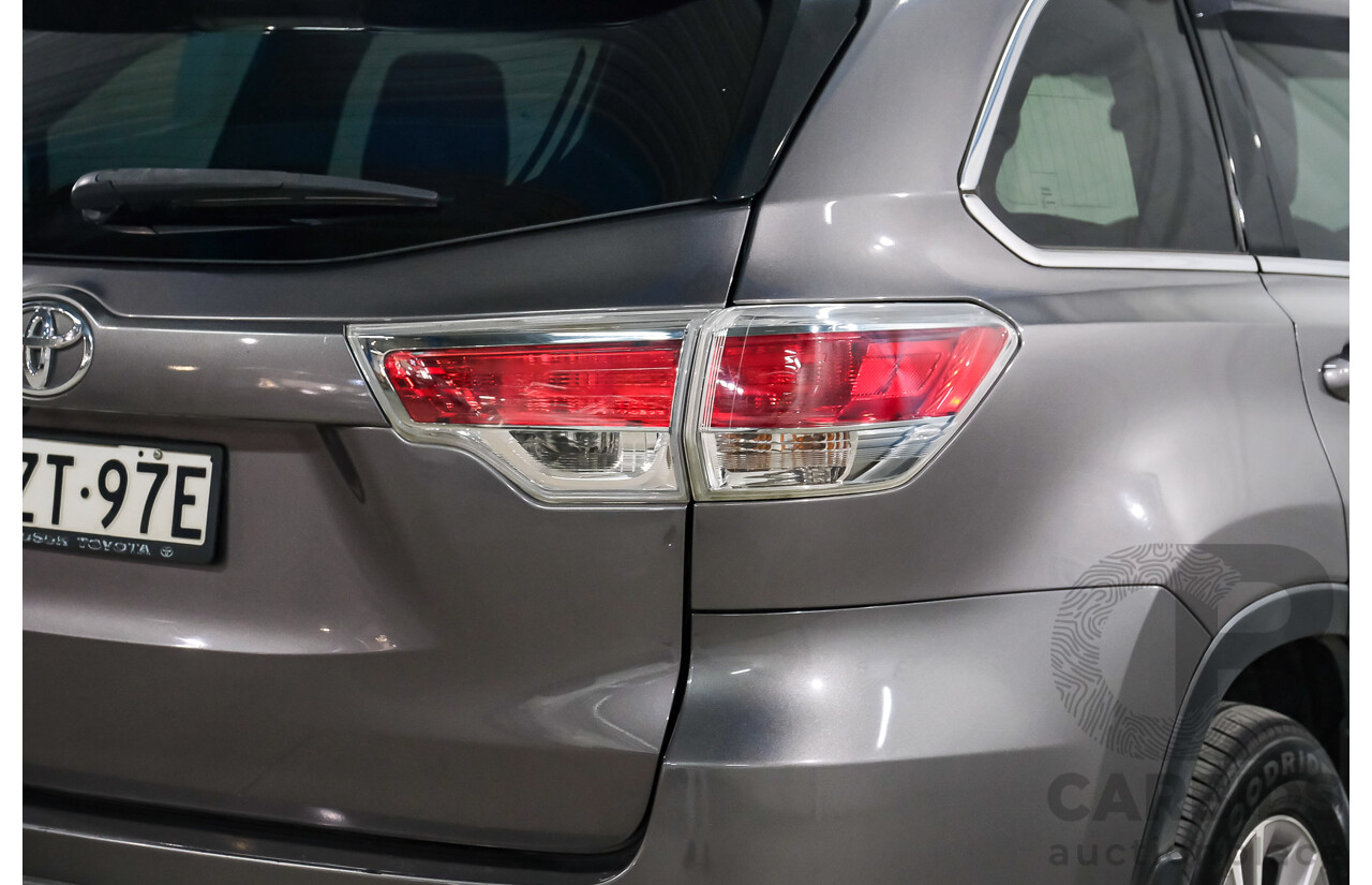 07/2015 Toyota Kluger GXL GSU50R 4D Wagon Grey 3.5L - 7 Seater