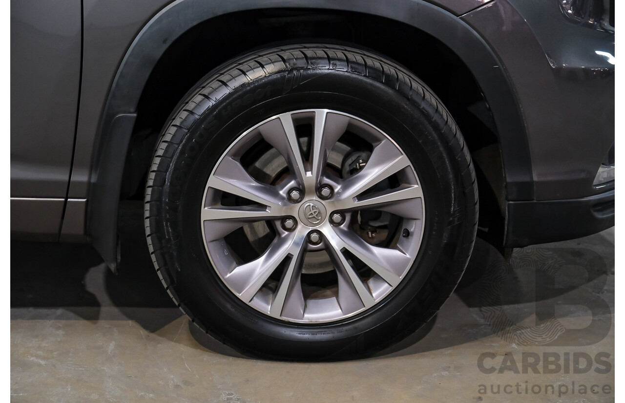 07/2015 Toyota Kluger GXL GSU50R 4D Wagon Grey 3.5L - 7 Seater