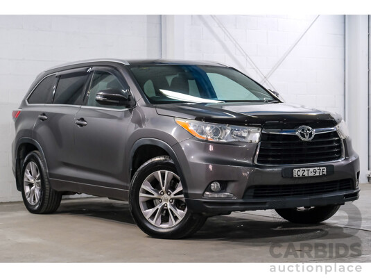 07/2015 Toyota Kluger GXL GSU50R 4D Wagon Grey 3.5L - 7 Seater