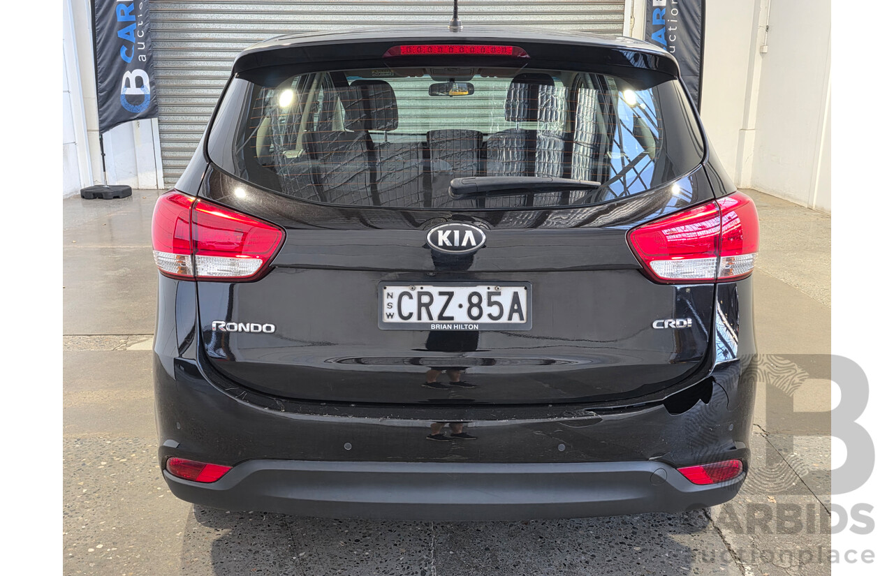 11/2013 Kia Rondo Si RP 4d Wagon Black 1.7L 7 Seats