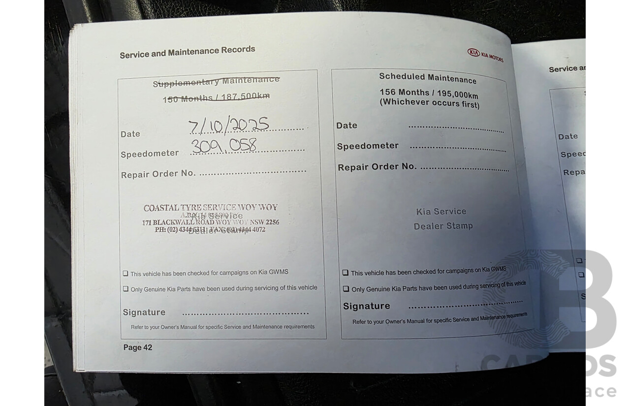 11/2013 Kia Rondo Si RP 4d Wagon Black 1.7L 7 Seats