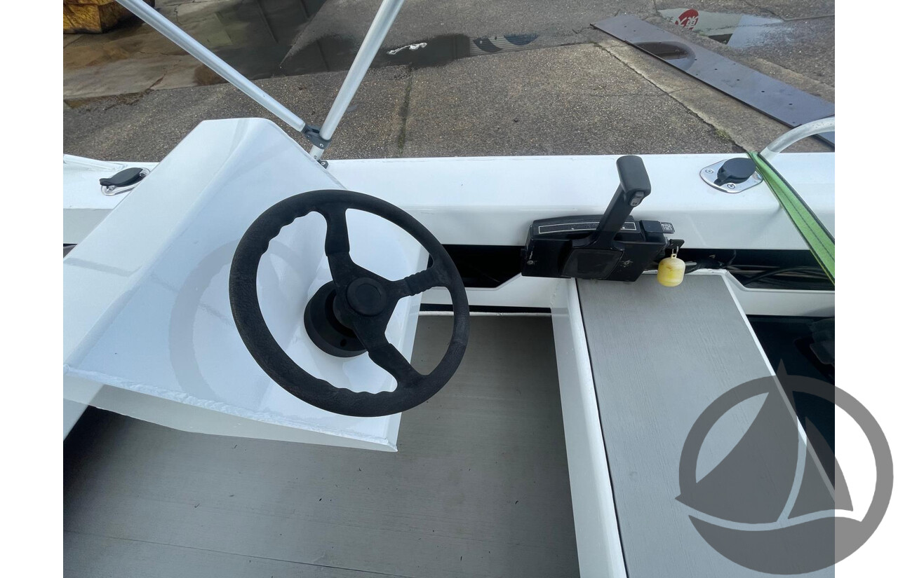 NO RESERVE - CNC Marine Custom Aluminium 4.8m Runabout Boat, 75hp Mercury
