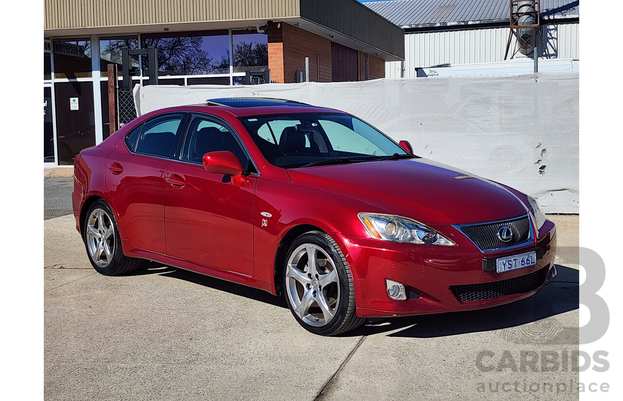04/2008 Lexus Is250 Prestige GSE20R 4d Sedan Marron 2.5L