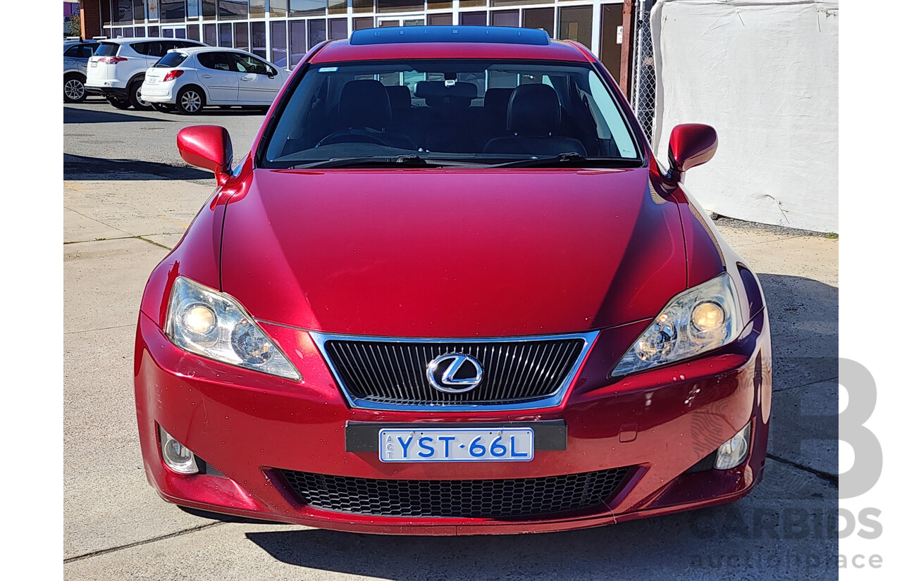 04/2008 Lexus Is250 Prestige GSE20R 4d Sedan Marron 2.5L