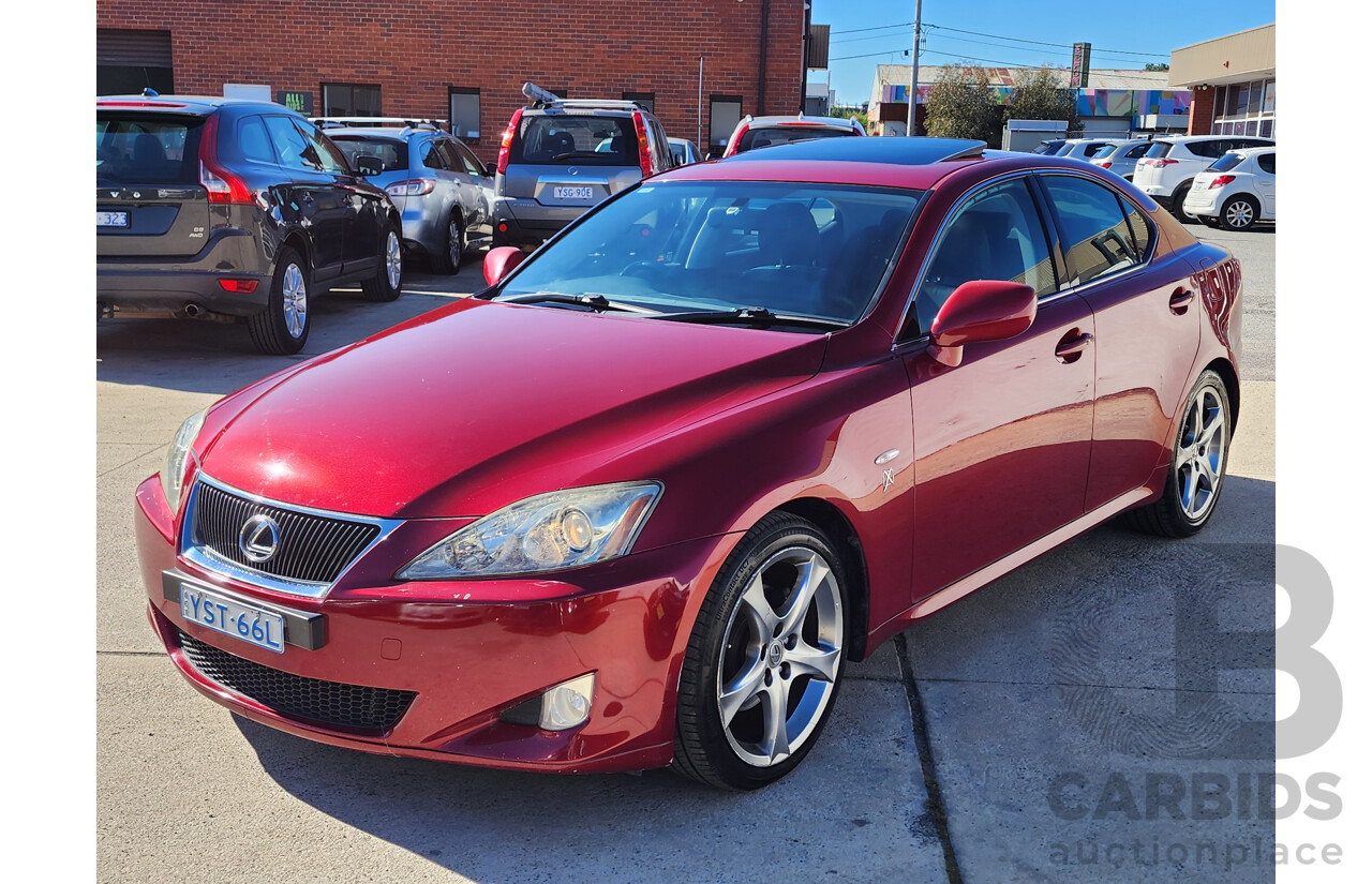 04/2008 Lexus Is250 Prestige GSE20R 4d Sedan Marron 2.5L
