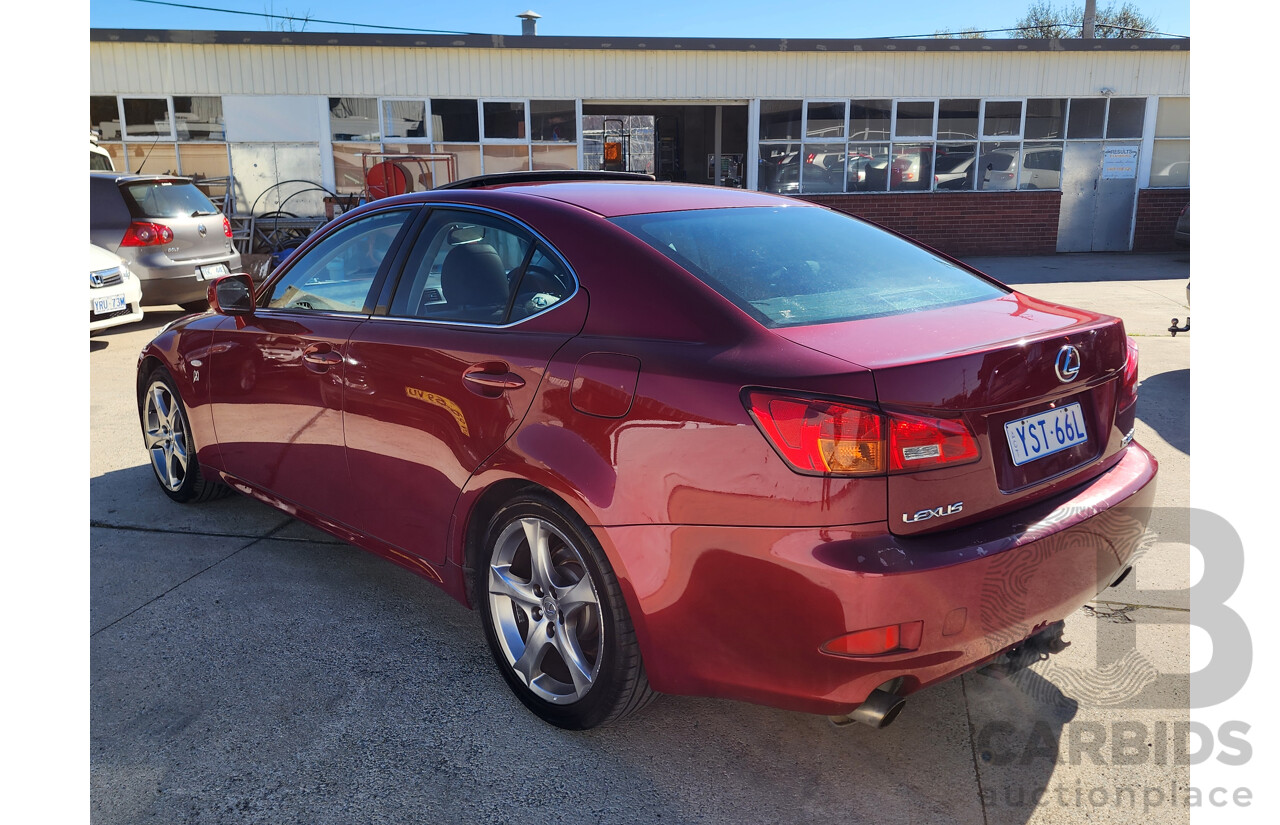 04/2008 Lexus Is250 Prestige GSE20R 4d Sedan Marron 2.5L