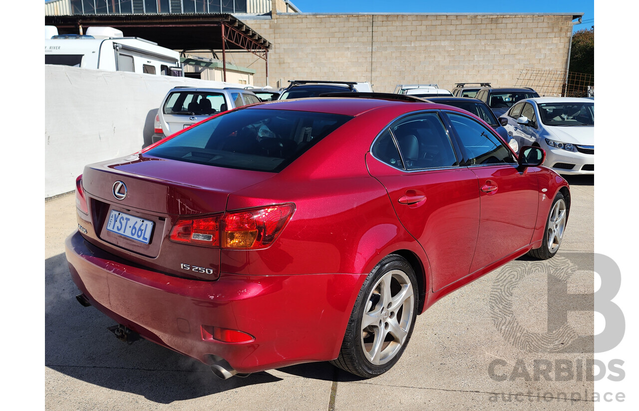 04/2008 Lexus Is250 Prestige GSE20R 4d Sedan Marron 2.5L