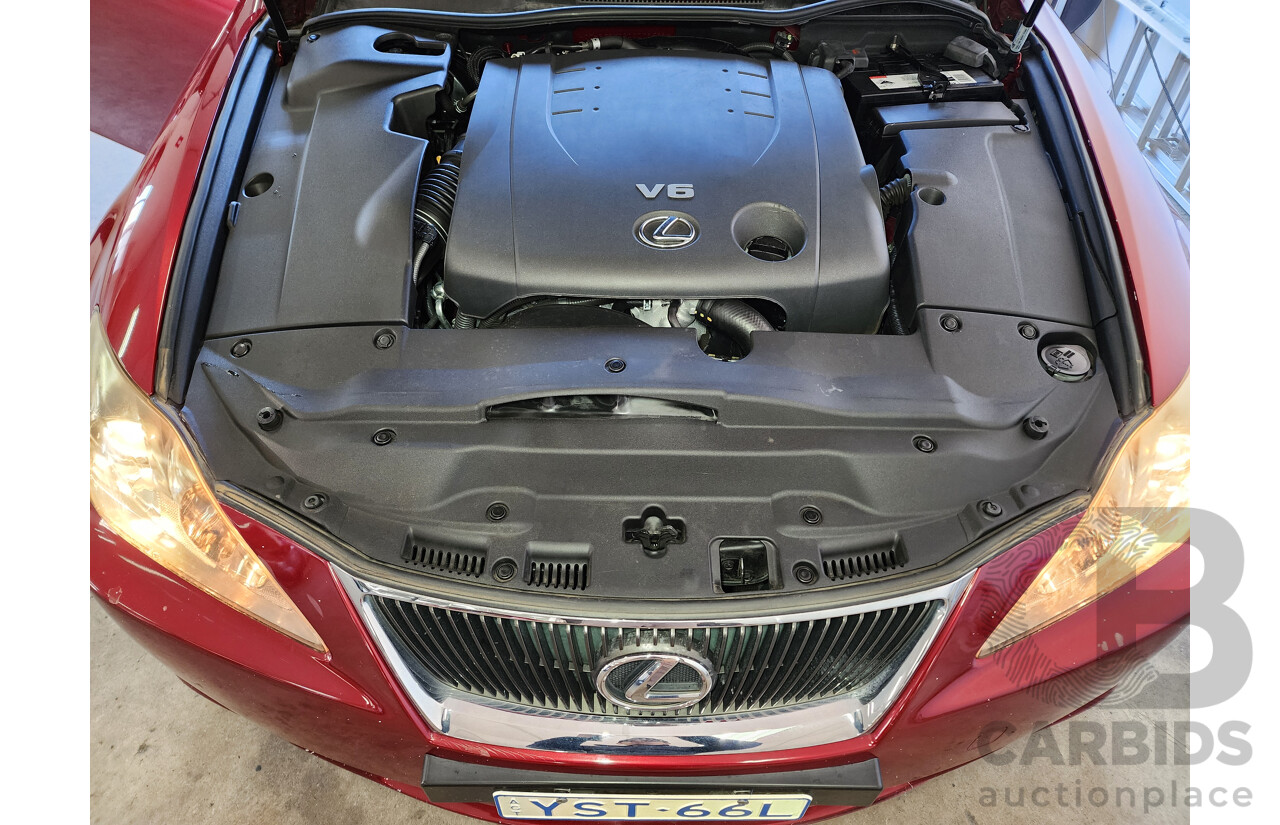 04/2008 Lexus Is250 Prestige GSE20R 4d Sedan Marron 2.5L