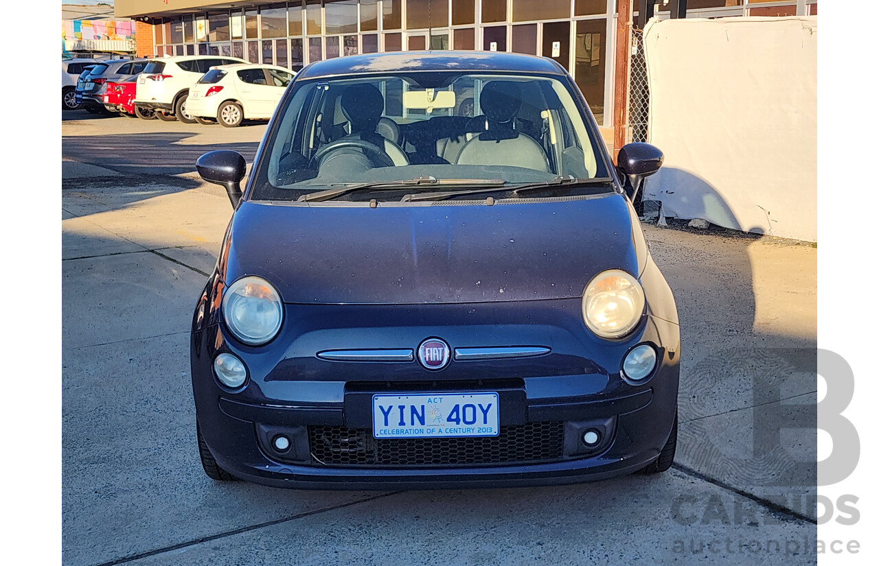 12/2009 Fiat 500 Sport 3d Hatchback Blue 1.4L