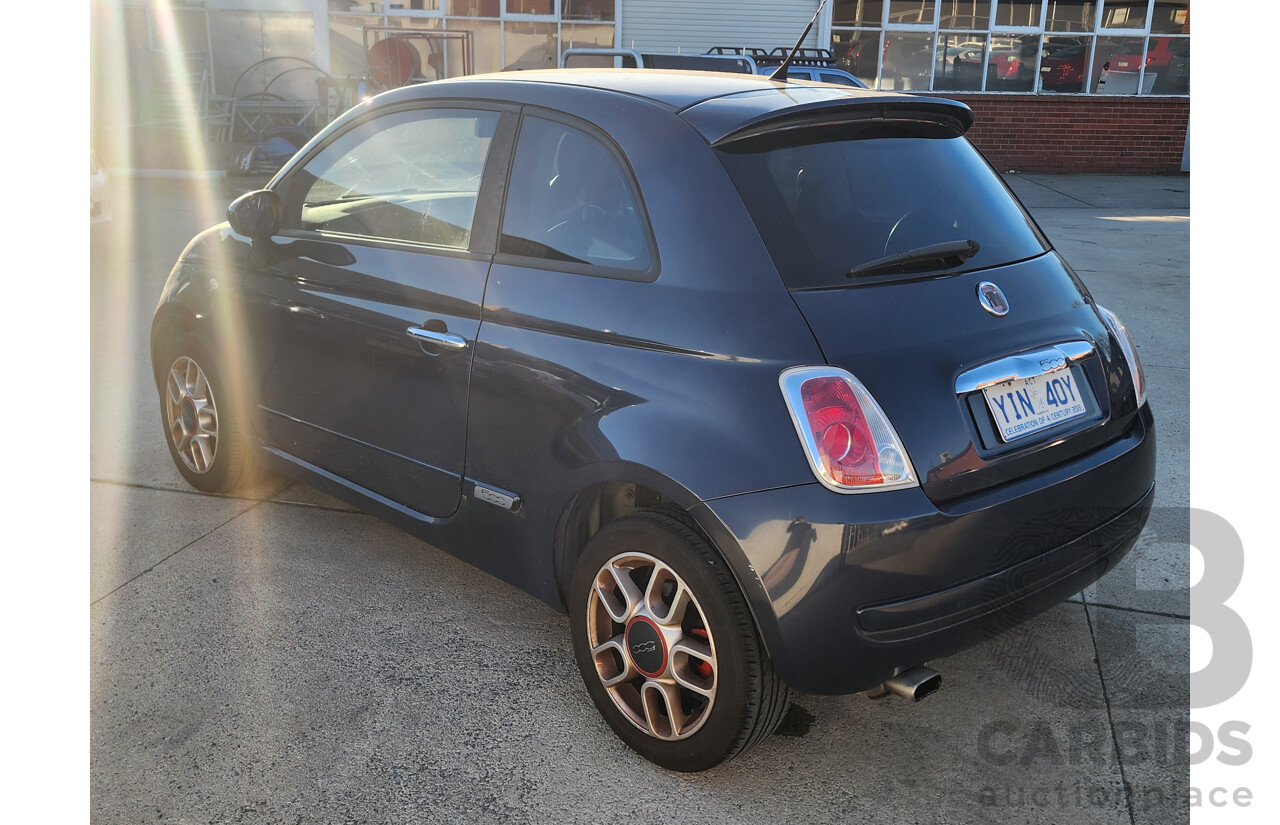 12/2009 Fiat 500 Sport 3d Hatchback Blue 1.4L