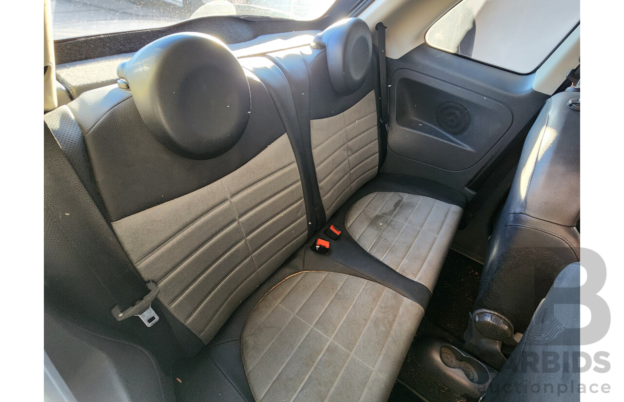 12/2009 Fiat 500 Sport  3d Hatchback Blue 1.4L