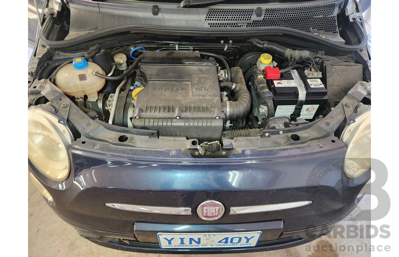 12/2009 Fiat 500 Sport  3d Hatchback Blue 1.4L