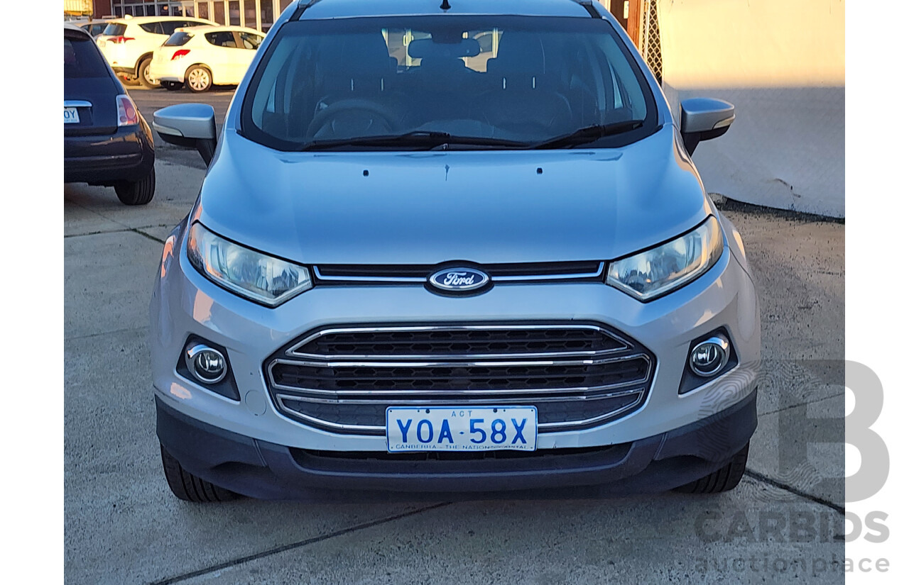 08/2014 Ford Ecosport Titanium 1.5 BK 4d Wagon Silver 1.5L