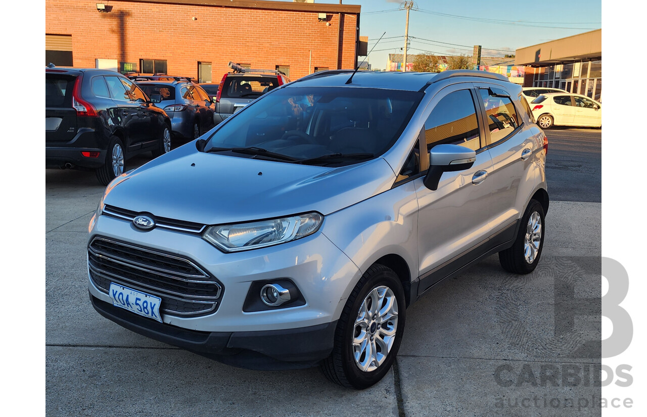 08/2014 Ford Ecosport Titanium 1.5 BK 4d Wagon Silver 1.5L