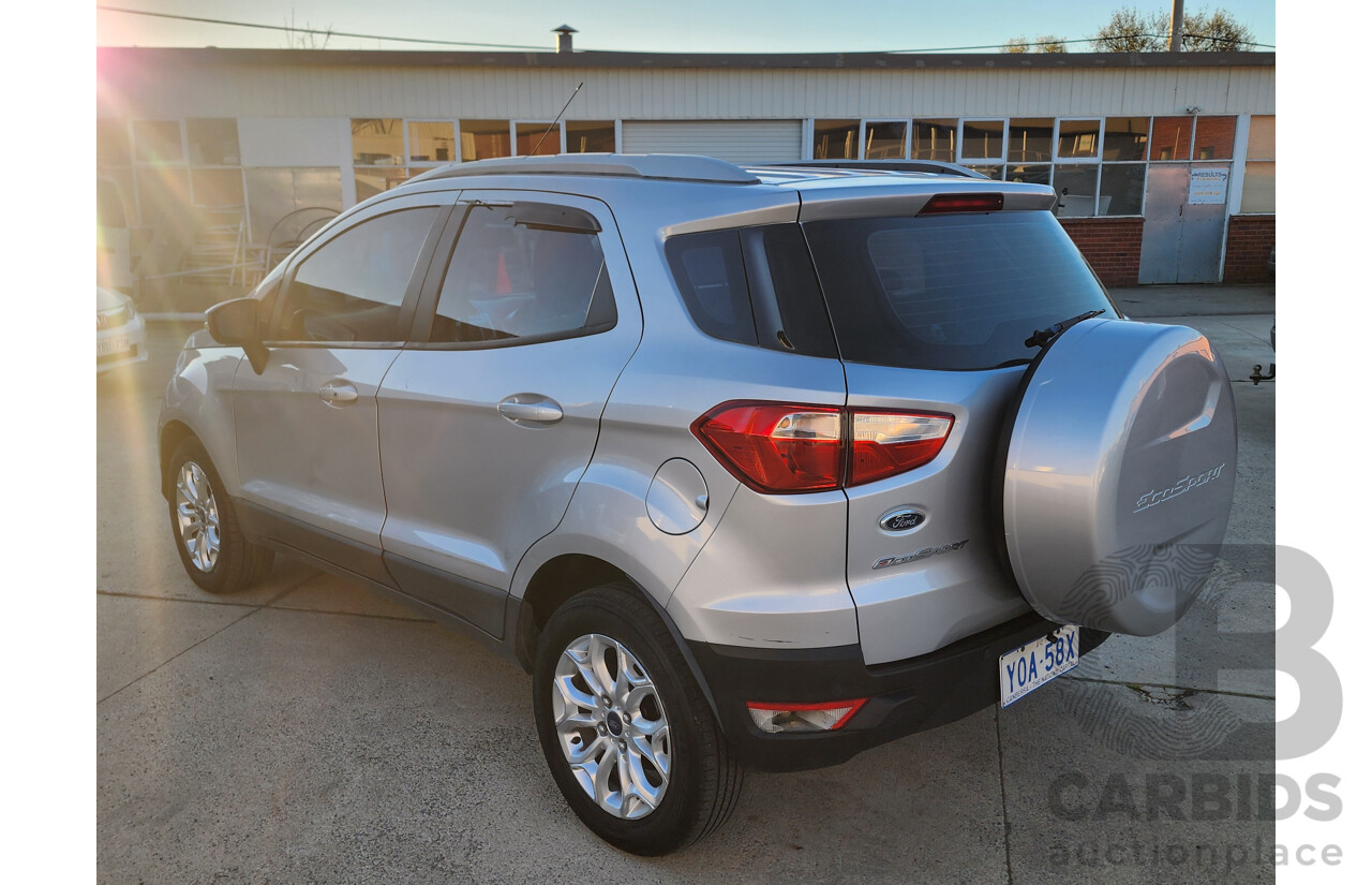 08/2014 Ford Ecosport Titanium 1.5 BK 4d Wagon Silver 1.5L