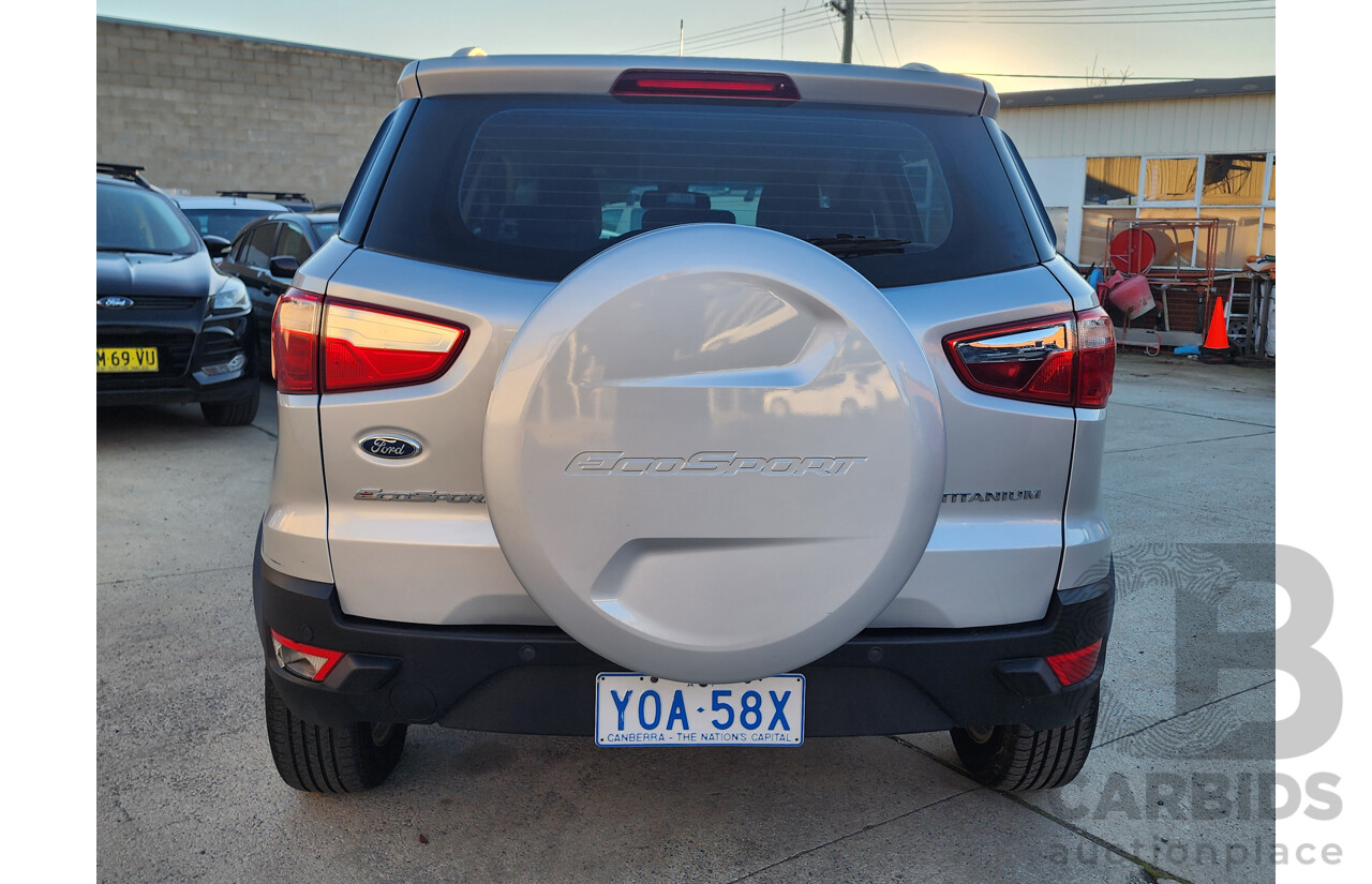 08/2014 Ford Ecosport Titanium 1.5 BK 4d Wagon Silver 1.5L