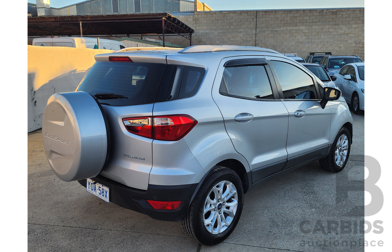 08/2014 Ford Ecosport Titanium 1.5 BK 4d Wagon Silver 1.5L