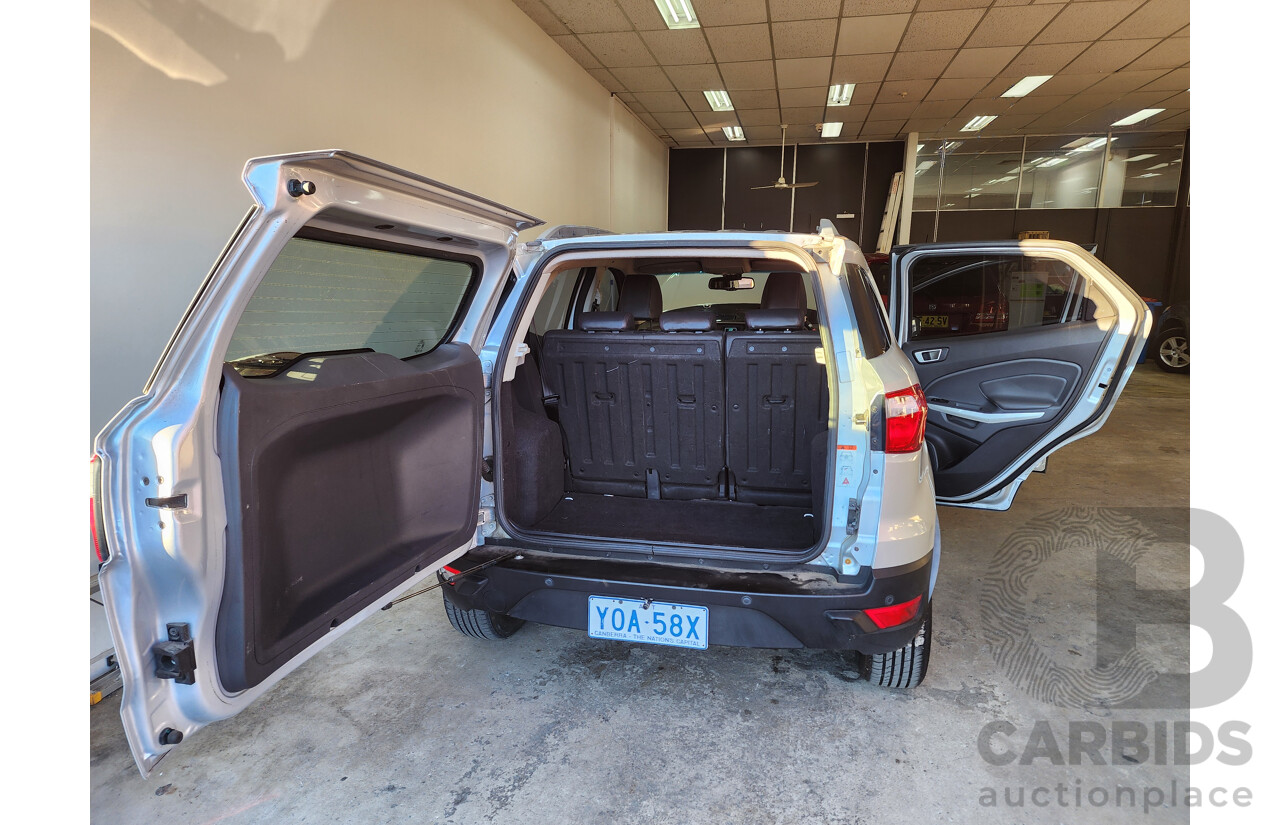 08/2014 Ford Ecosport Titanium 1.5 BK 4d Wagon Silver 1.5L
