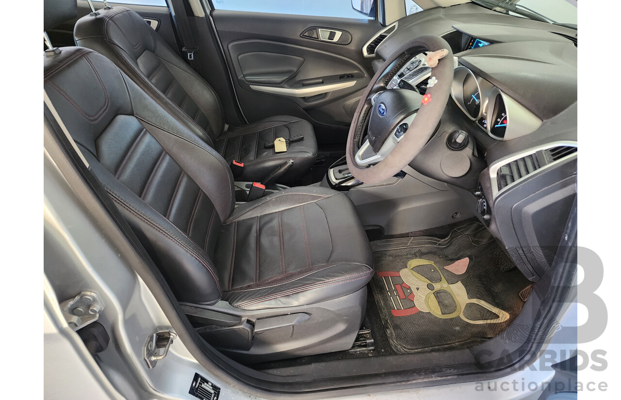 08/2014 Ford Ecosport Titanium 1.5 BK 4d Wagon Silver 1.5L