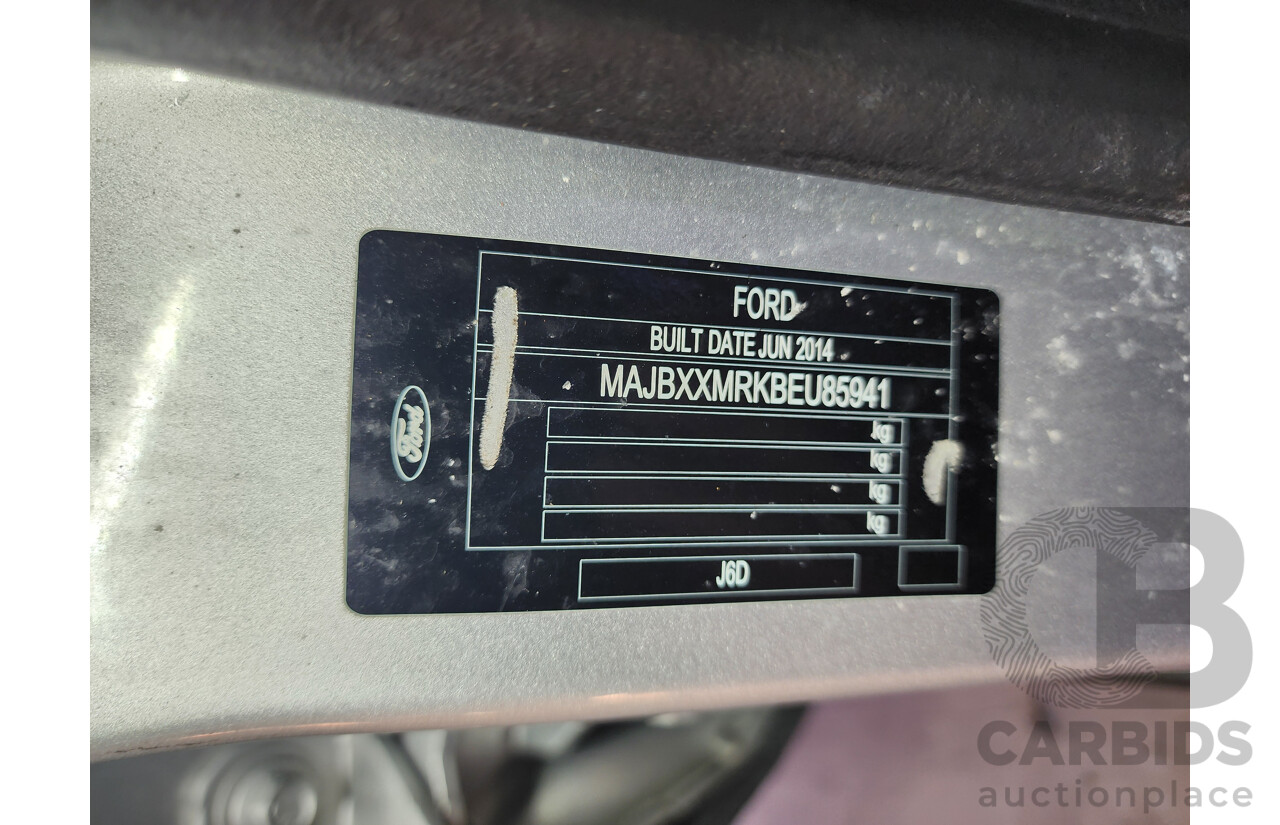 08/2014 Ford Ecosport Titanium 1.5 BK 4d Wagon Silver 1.5L