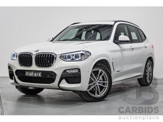 6/2018 BMW X3 xDrive20d M Sport (AWD) G01 4d Wagon Alpine White Turbo Diesel 2.0L