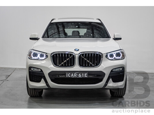 6/2018 BMW X3 xDrive20d M Sport (AWD) G01 4d Wagon Alpine White Turbo Diesel 2.0L