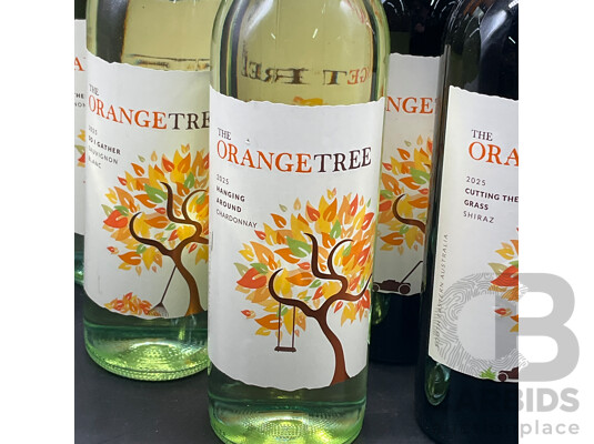 The Orange Tree 2025 Chardonnay (6x), Shiraz (2x) and DeBortoli Savignon Blanck (1x) - 700ml - Lot of 9