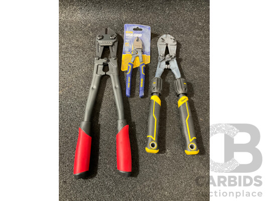 Assorted Hand Tools, Including Trojan 450mm Bolt Cutters,Irwin VISE-GRIP 8