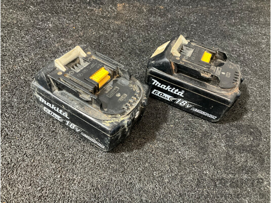 Makit 18V 6.0Ah Battery - Lot of 2